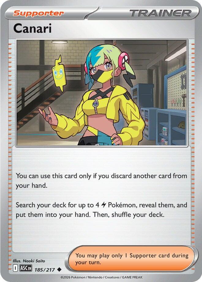 Ascended Heroes Canari Pokémon card